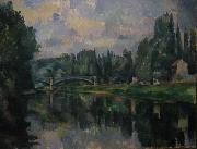 Paul Cezanne Bridge at Cereteil painting